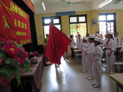 Liên đội tiểu học bồ đề tổ chức thành công đại hội nhiệm kỳ 2017 – 2018